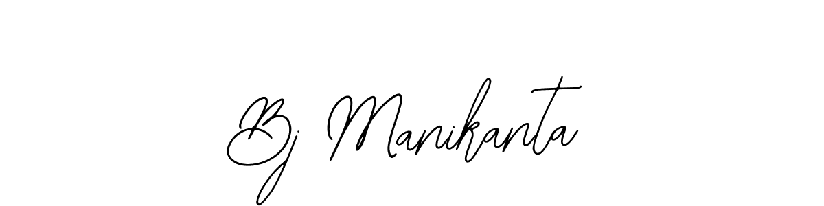 Create a beautiful signature design for name Bj Manikanta. With this signature (Bearetta-2O07w) fonts, you can make a handwritten signature for free. Bj Manikanta signature style 12 images and pictures png