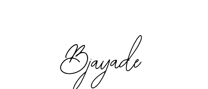 Also we have Bjayade name is the best signature style. Create professional handwritten signature collection using Bearetta-2O07w autograph style. Bjayade signature style 12 images and pictures png