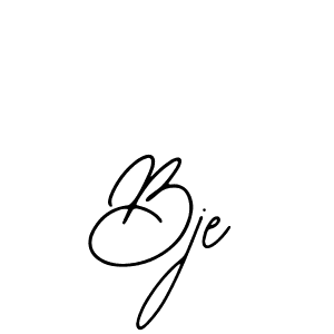 Make a beautiful signature design for name Bje. Use this online signature maker to create a handwritten signature for free. Bje signature style 12 images and pictures png
