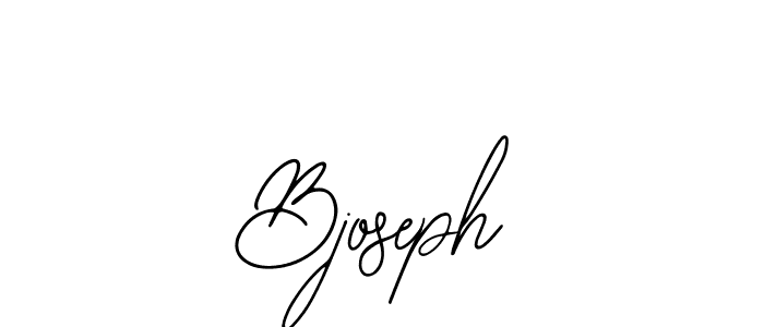 How to make Bjoseph name signature. Use Bearetta-2O07w style for creating short signs online. This is the latest handwritten sign. Bjoseph signature style 12 images and pictures png