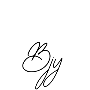 Make a beautiful signature design for name Bjy. With this signature (Bearetta-2O07w) style, you can create a handwritten signature for free. Bjy signature style 12 images and pictures png