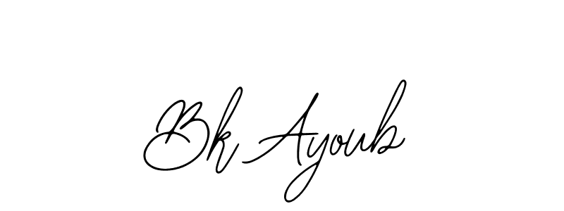 Make a short Bk Ayoub signature style. Manage your documents anywhere anytime using Bearetta-2O07w. Create and add eSignatures, submit forms, share and send files easily. Bk Ayoub signature style 12 images and pictures png