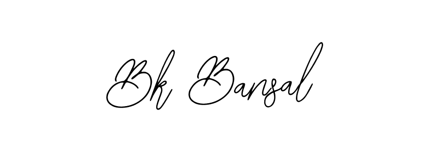 It looks lik you need a new signature style for name Bk Bansal. Design unique handwritten (Bearetta-2O07w) signature with our free signature maker in just a few clicks. Bk Bansal signature style 12 images and pictures png