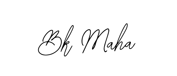 Make a beautiful signature design for name Bk Maha. Use this online signature maker to create a handwritten signature for free. Bk Maha signature style 12 images and pictures png