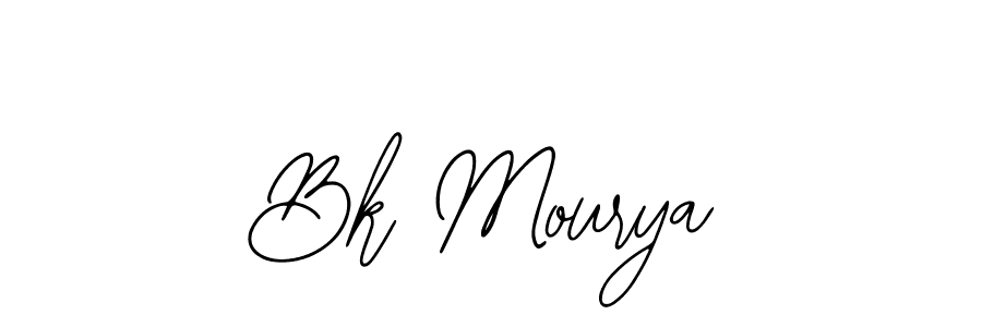 Also You can easily find your signature by using the search form. We will create Bk Mourya name handwritten signature images for you free of cost using Bearetta-2O07w sign style. Bk Mourya signature style 12 images and pictures png