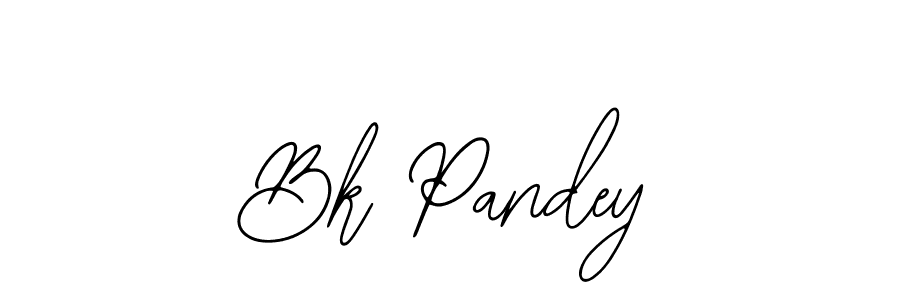 Make a beautiful signature design for name Bk Pandey. With this signature (Bearetta-2O07w) style, you can create a handwritten signature for free. Bk Pandey signature style 12 images and pictures png