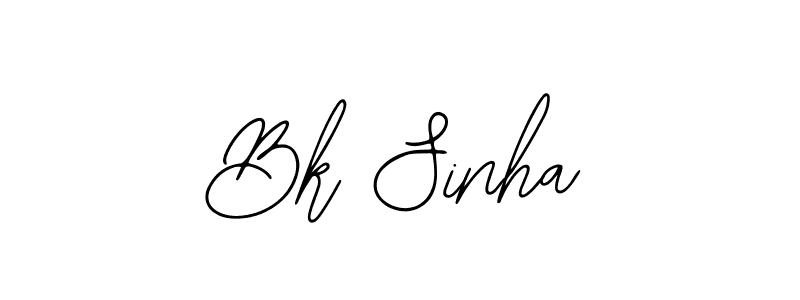 How to Draw Bk Sinha signature style? Bearetta-2O07w is a latest design signature styles for name Bk Sinha. Bk Sinha signature style 12 images and pictures png