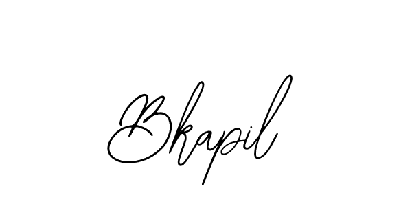 if you are searching for the best signature style for your name Bkapil. so please give up your signature search. here we have designed multiple signature styles  using Bearetta-2O07w. Bkapil signature style 12 images and pictures png