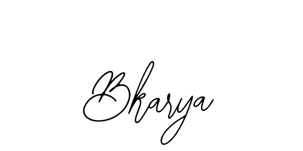 You can use this online signature creator to create a handwritten signature for the name Bkarya. This is the best online autograph maker. Bkarya signature style 12 images and pictures png