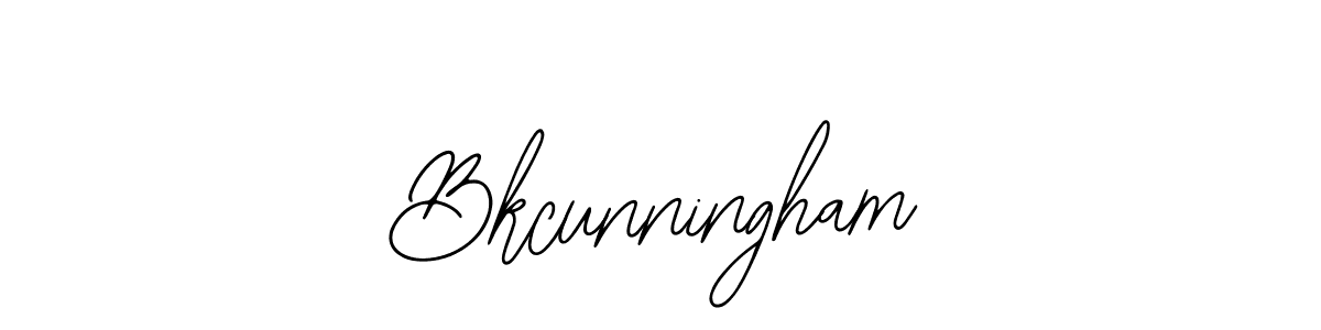 How to Draw Bkcunningham signature style? Bearetta-2O07w is a latest design signature styles for name Bkcunningham. Bkcunningham signature style 12 images and pictures png
