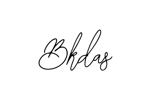 How to make Bkdas name signature. Use Bearetta-2O07w style for creating short signs online. This is the latest handwritten sign. Bkdas signature style 12 images and pictures png