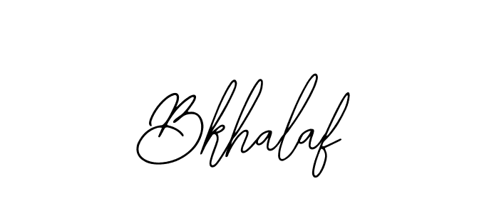 Create a beautiful signature design for name Bkhalaf. With this signature (Bearetta-2O07w) fonts, you can make a handwritten signature for free. Bkhalaf signature style 12 images and pictures png