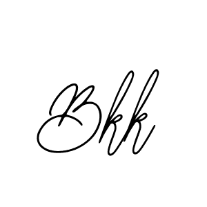 Design your own signature with our free online signature maker. With this signature software, you can create a handwritten (Bearetta-2O07w) signature for name Bkk. Bkk signature style 12 images and pictures png