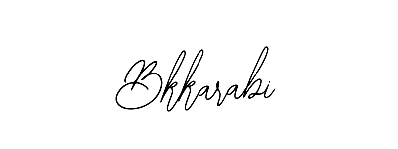Design your own signature with our free online signature maker. With this signature software, you can create a handwritten (Bearetta-2O07w) signature for name Bkkarabi. Bkkarabi signature style 12 images and pictures png
