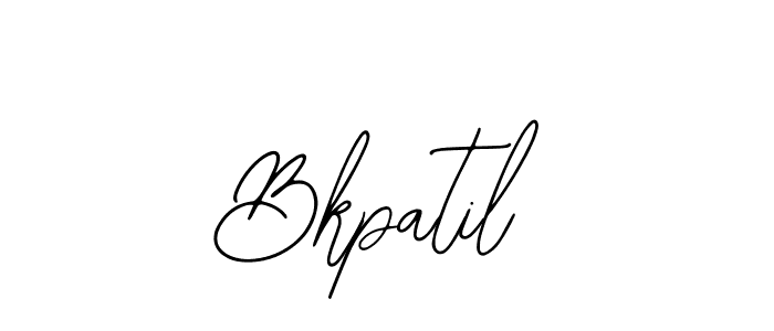 You should practise on your own different ways (Bearetta-2O07w) to write your name (Bkpatil) in signature. don't let someone else do it for you. Bkpatil signature style 12 images and pictures png