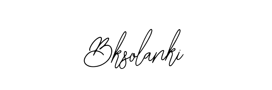 Make a beautiful signature design for name Bksolanki. Use this online signature maker to create a handwritten signature for free. Bksolanki signature style 12 images and pictures png