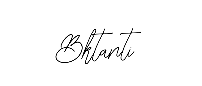 Design your own signature with our free online signature maker. With this signature software, you can create a handwritten (Bearetta-2O07w) signature for name Bktanti. Bktanti signature style 12 images and pictures png