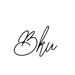 Create a beautiful signature design for name Bku. With this signature (Bearetta-2O07w) fonts, you can make a handwritten signature for free. Bku signature style 12 images and pictures png