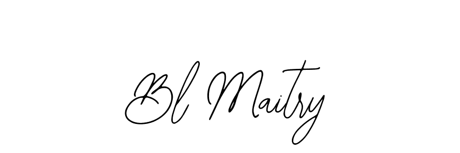 Also we have Bl Maitry name is the best signature style. Create professional handwritten signature collection using Bearetta-2O07w autograph style. Bl Maitry signature style 12 images and pictures png