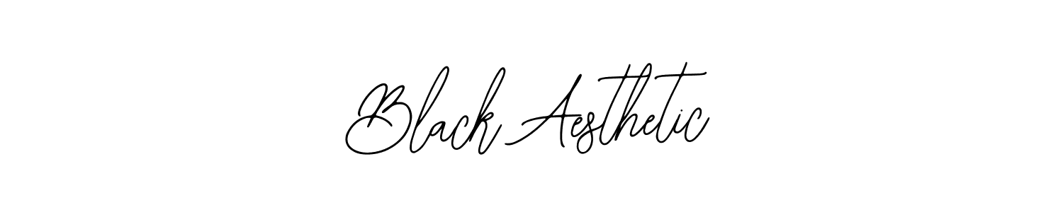 Make a beautiful signature design for name Black Aesthetic. Use this online signature maker to create a handwritten signature for free. Black Aesthetic signature style 12 images and pictures png