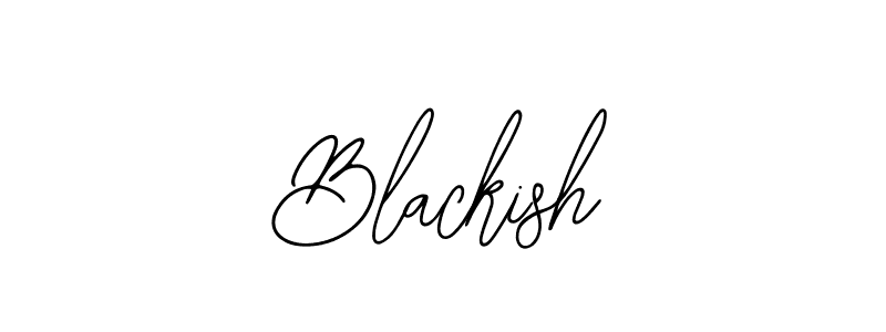 Use a signature maker to create a handwritten signature online. With this signature software, you can design (Bearetta-2O07w) your own signature for name Blackish. Blackish signature style 12 images and pictures png