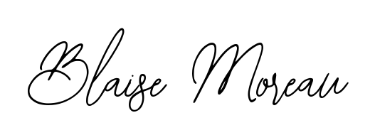 The Bearetta-2O07w font transforms the name Blaise Moreau into an executive sign with sharp precision and distinguished character. Blaise Moreau signature style 12 images and pictures png