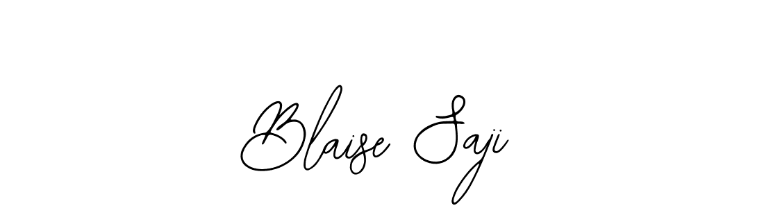 Design your own signature with our free online signature maker. With this signature software, you can create a handwritten (Bearetta-2O07w) signature for name Blaise Saji. Blaise Saji signature style 12 images and pictures png