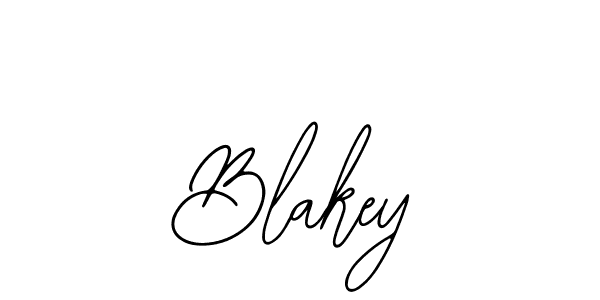 Design your own signature with our free online signature maker. With this signature software, you can create a handwritten (Bearetta-2O07w) signature for name Blakey. Blakey signature style 12 images and pictures png