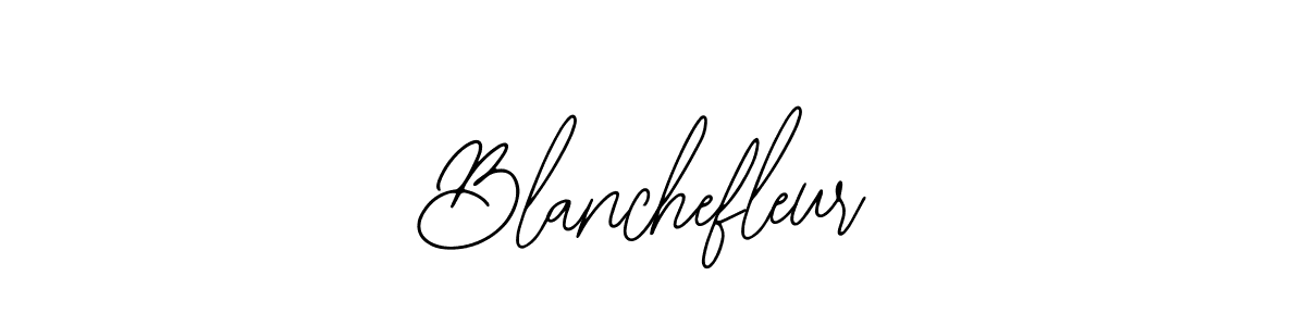 How to make Blanchefleur name signature. Use Bearetta-2O07w style for creating short signs online. This is the latest handwritten sign. Blanchefleur signature style 12 images and pictures png