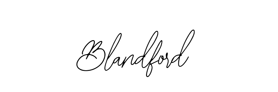 How to make Blandford name signature. Use Bearetta-2O07w style for creating short signs online. This is the latest handwritten sign. Blandford signature style 12 images and pictures png
