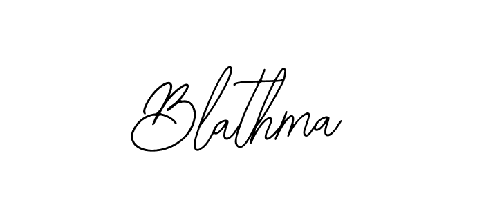 Make a beautiful signature design for name Blathma. With this signature (Bearetta-2O07w) style, you can create a handwritten signature for free. Blathma signature style 12 images and pictures png