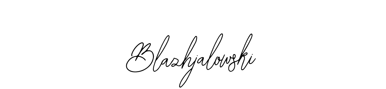 It looks lik you need a new signature style for name Blazhjalowski. Design unique handwritten (Bearetta-2O07w) signature with our free signature maker in just a few clicks. Blazhjalowski signature style 12 images and pictures png