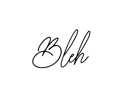 Make a beautiful signature design for name Bleh. With this signature (Bearetta-2O07w) style, you can create a handwritten signature for free. Bleh signature style 12 images and pictures png