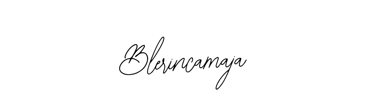 Create a beautiful signature design for name Blerincamaja. With this signature (Bearetta-2O07w) fonts, you can make a handwritten signature for free. Blerincamaja signature style 12 images and pictures png