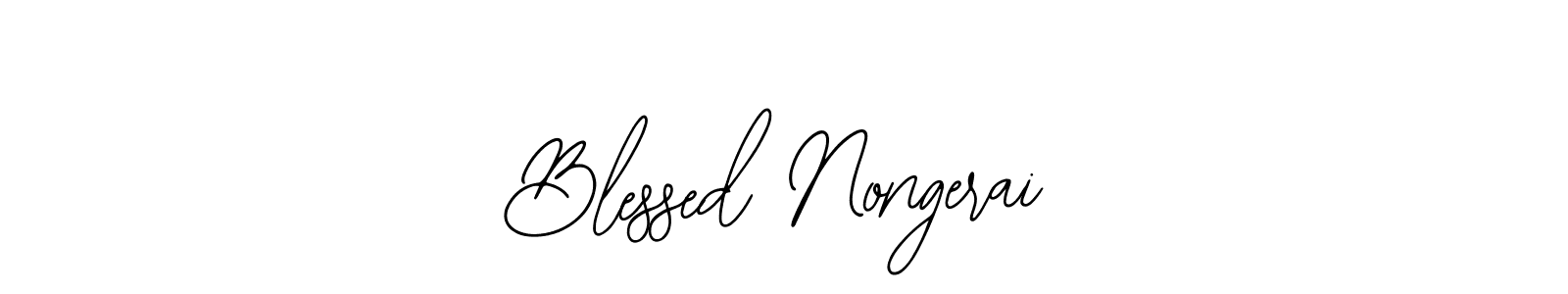 Blessed Nongerai stylish signature style. Best Handwritten Sign (Bearetta-2O07w) for my name. Handwritten Signature Collection Ideas for my name Blessed Nongerai. Blessed Nongerai signature style 12 images and pictures png