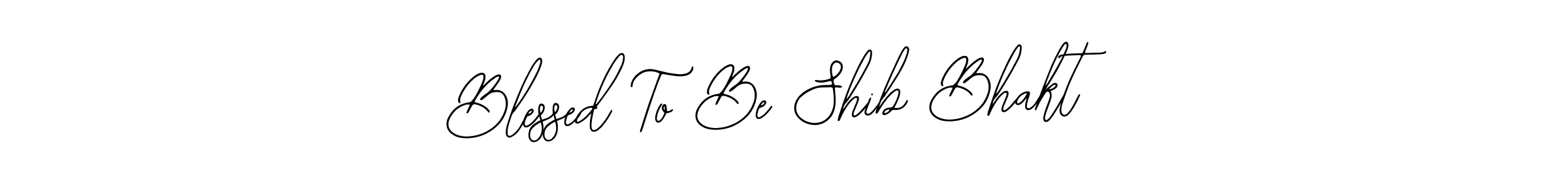 Blessed To Be Shib Bhakt stylish signature style. Best Handwritten Sign (Bearetta-2O07w) for my name. Handwritten Signature Collection Ideas for my name Blessed To Be Shib Bhakt. Blessed To Be Shib Bhakt signature style 12 images and pictures png