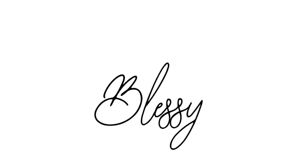 You should practise on your own different ways (Bearetta-2O07w) to write your name (Blessy) in signature. don't let someone else do it for you. Blessy signature style 12 images and pictures png