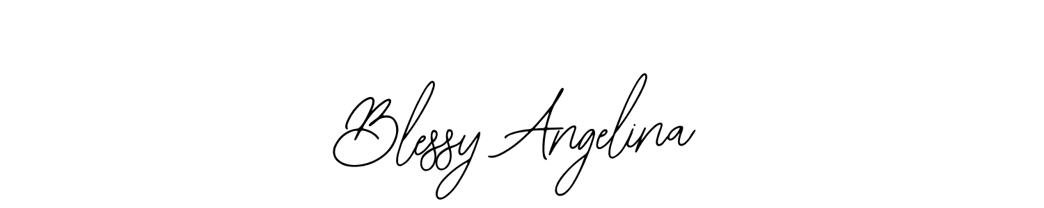 Best and Professional Signature Style for Blessy Angelina. Bearetta-2O07w Best Signature Style Collection. Blessy Angelina signature style 12 images and pictures png