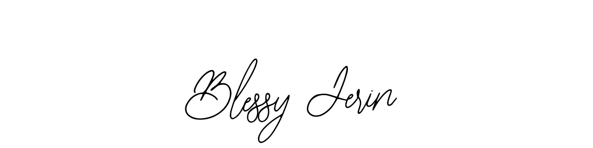 Blessy Jerin stylish signature style. Best Handwritten Sign (Bearetta-2O07w) for my name. Handwritten Signature Collection Ideas for my name Blessy Jerin. Blessy Jerin signature style 12 images and pictures png