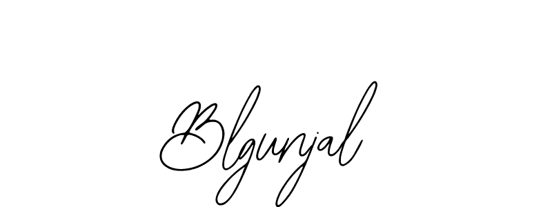 Create a beautiful signature design for name Blgunjal. With this signature (Bearetta-2O07w) fonts, you can make a handwritten signature for free. Blgunjal signature style 12 images and pictures png