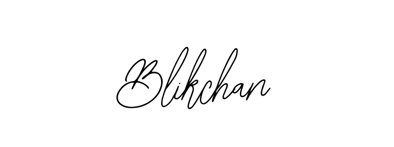 Make a beautiful signature design for name Blikchan. Use this online signature maker to create a handwritten signature for free. Blikchan signature style 12 images and pictures png