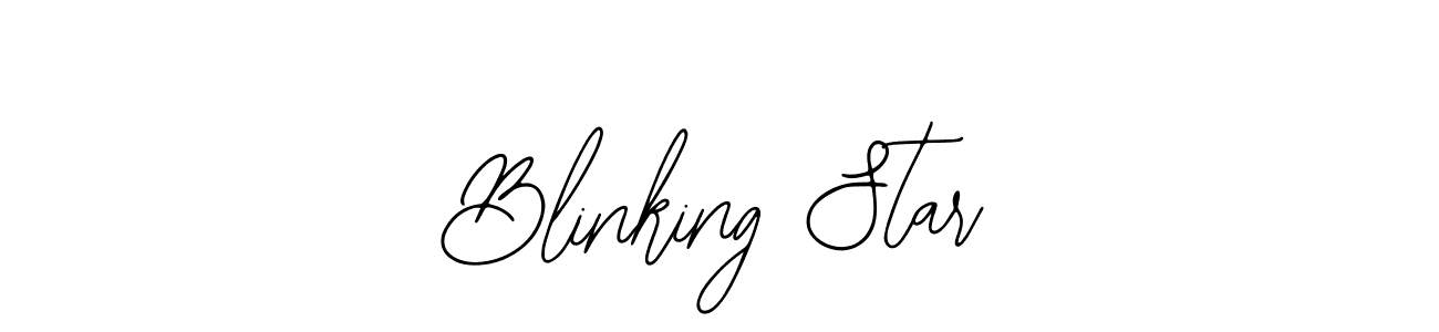 It looks lik you need a new signature style for name Blinking Star. Design unique handwritten (Bearetta-2O07w) signature with our free signature maker in just a few clicks. Blinking Star signature style 12 images and pictures png