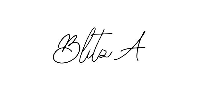 Create a beautiful signature design for name Blitz A. With this signature (Bearetta-2O07w) fonts, you can make a handwritten signature for free. Blitz A signature style 12 images and pictures png