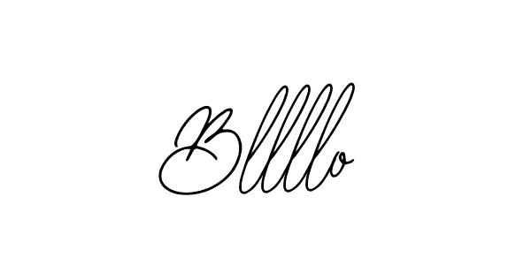 How to make Bllllo signature? Bearetta-2O07w is a professional autograph style. Create handwritten signature for Bllllo name. Bllllo signature style 12 images and pictures png