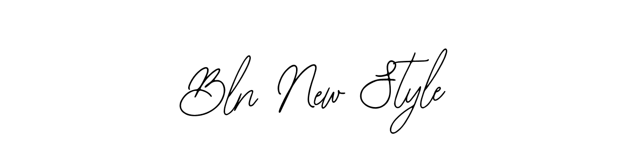 How to Draw Bln New Style signature style? Bearetta-2O07w is a latest design signature styles for name Bln New Style. Bln New Style signature style 12 images and pictures png