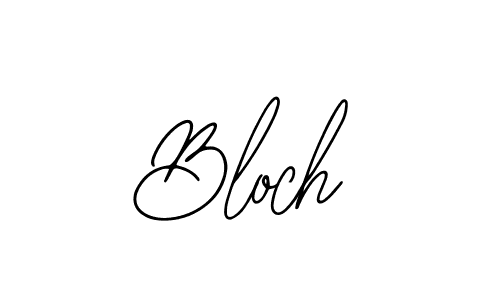 Design your own signature with our free online signature maker. With this signature software, you can create a handwritten (Bearetta-2O07w) signature for name Bloch. Bloch signature style 12 images and pictures png