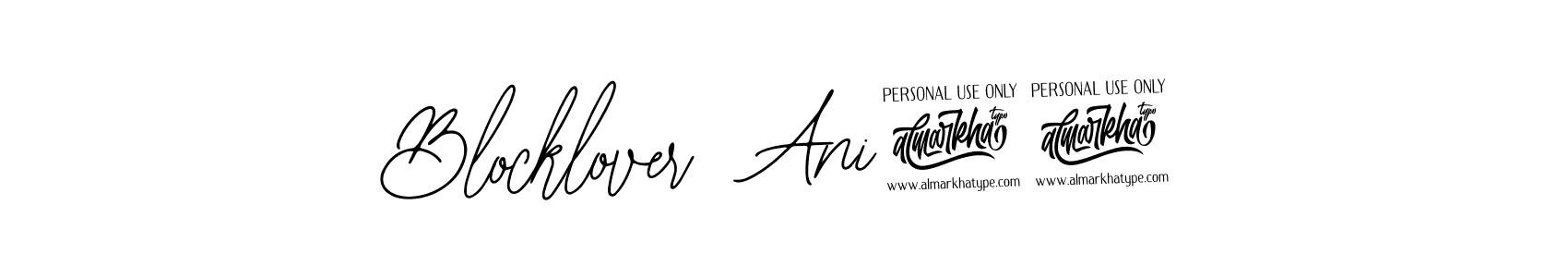 Design your own signature with our free online signature maker. With this signature software, you can create a handwritten (Bearetta-2O07w) signature for name Blocklover  Ani77. Blocklover  Ani77 signature style 12 images and pictures png