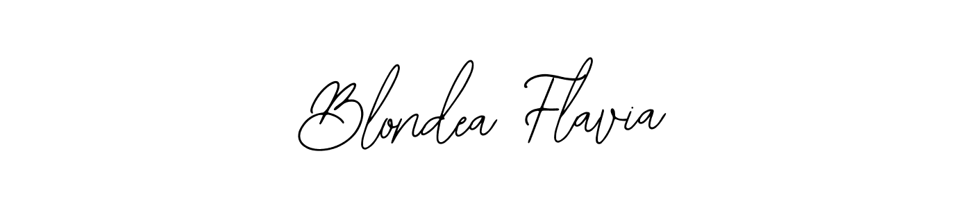 Design your own signature with our free online signature maker. With this signature software, you can create a handwritten (Bearetta-2O07w) signature for name Blondea Flavia. Blondea Flavia signature style 12 images and pictures png