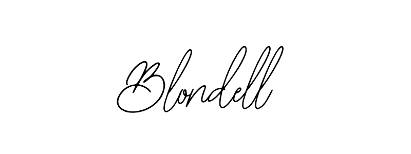 Blondell stylish signature style. Best Handwritten Sign (Bearetta-2O07w) for my name. Handwritten Signature Collection Ideas for my name Blondell. Blondell signature style 12 images and pictures png