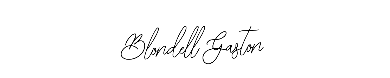 Also we have Blondell Gaston name is the best signature style. Create professional handwritten signature collection using Bearetta-2O07w autograph style. Blondell Gaston signature style 12 images and pictures png